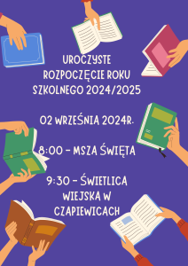 uroczyste rozpoczęcie roku szkolnego 20242025 800 msza święta 930